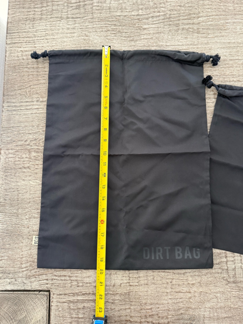Beis black travel bags for suitcase set of two - Picture 3 of 7